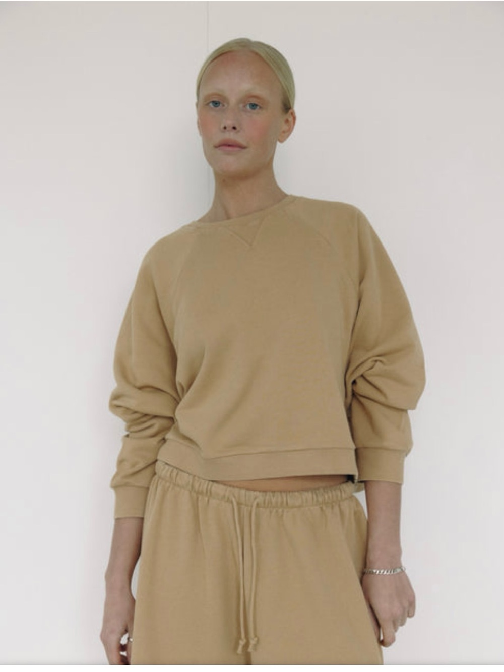 Boheme color  Sand Cozy Raglan Sweatshirt Hoodie Top size 2X/3X